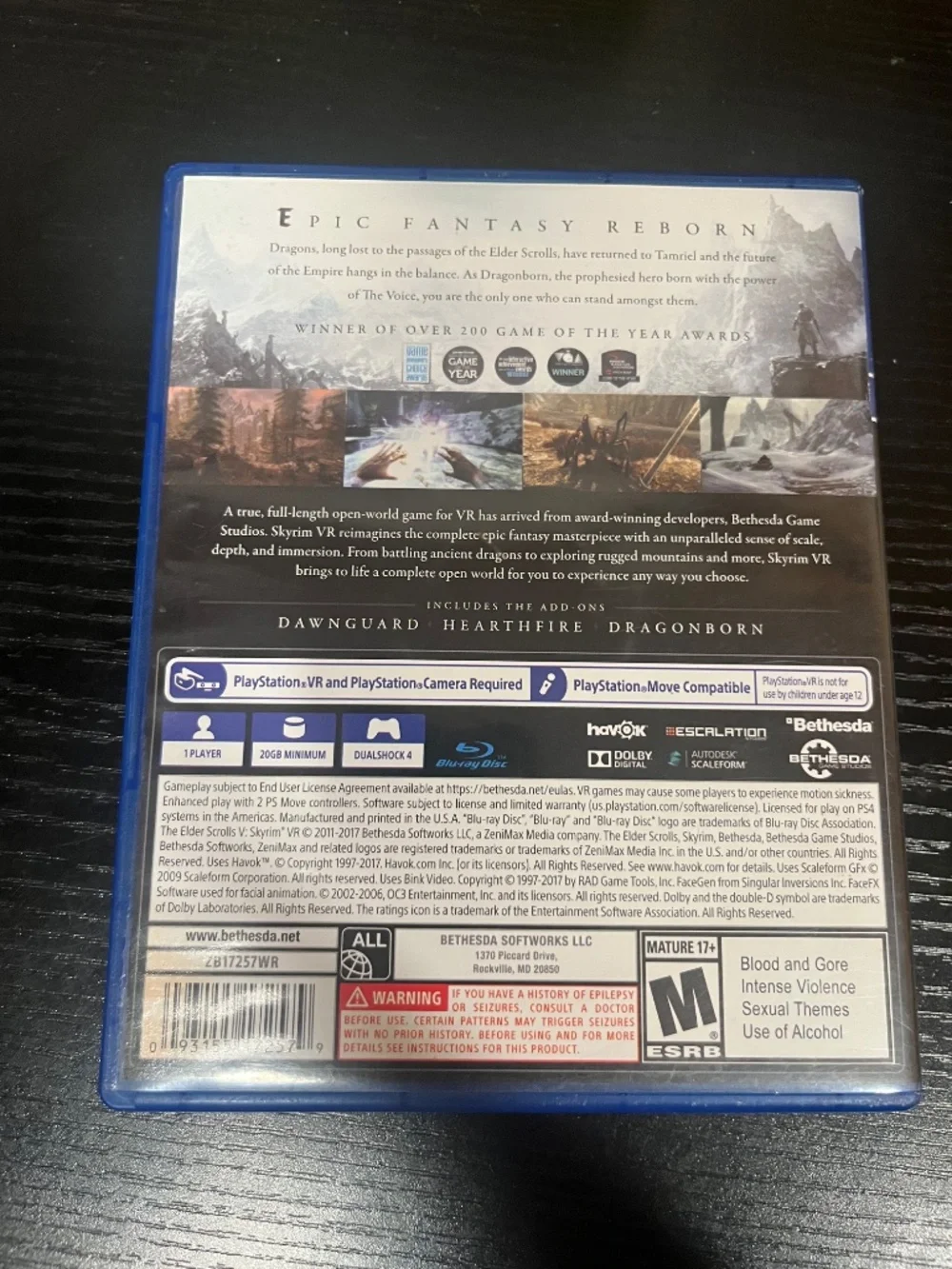 Skyrim VR - Sony PlayStation 4
